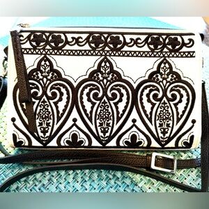 Brighton Casablanca Collection Crossbody Embroidered Pouch